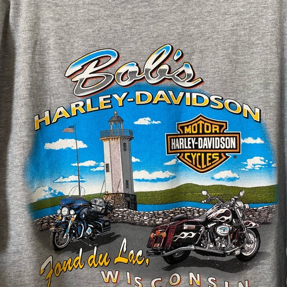 Vintage 2004 Harley Davidson Bob’s Fond du Lac, Wisconsin James Bugs Beefy LW - Picture 4 of 7